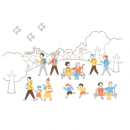 1.安全性を考えた街づくりで子育て世帯も安心